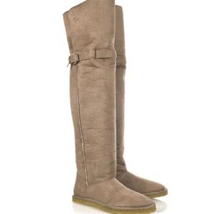 ❤️ Over The Knee Faux Shearling Tan Boots ❤️